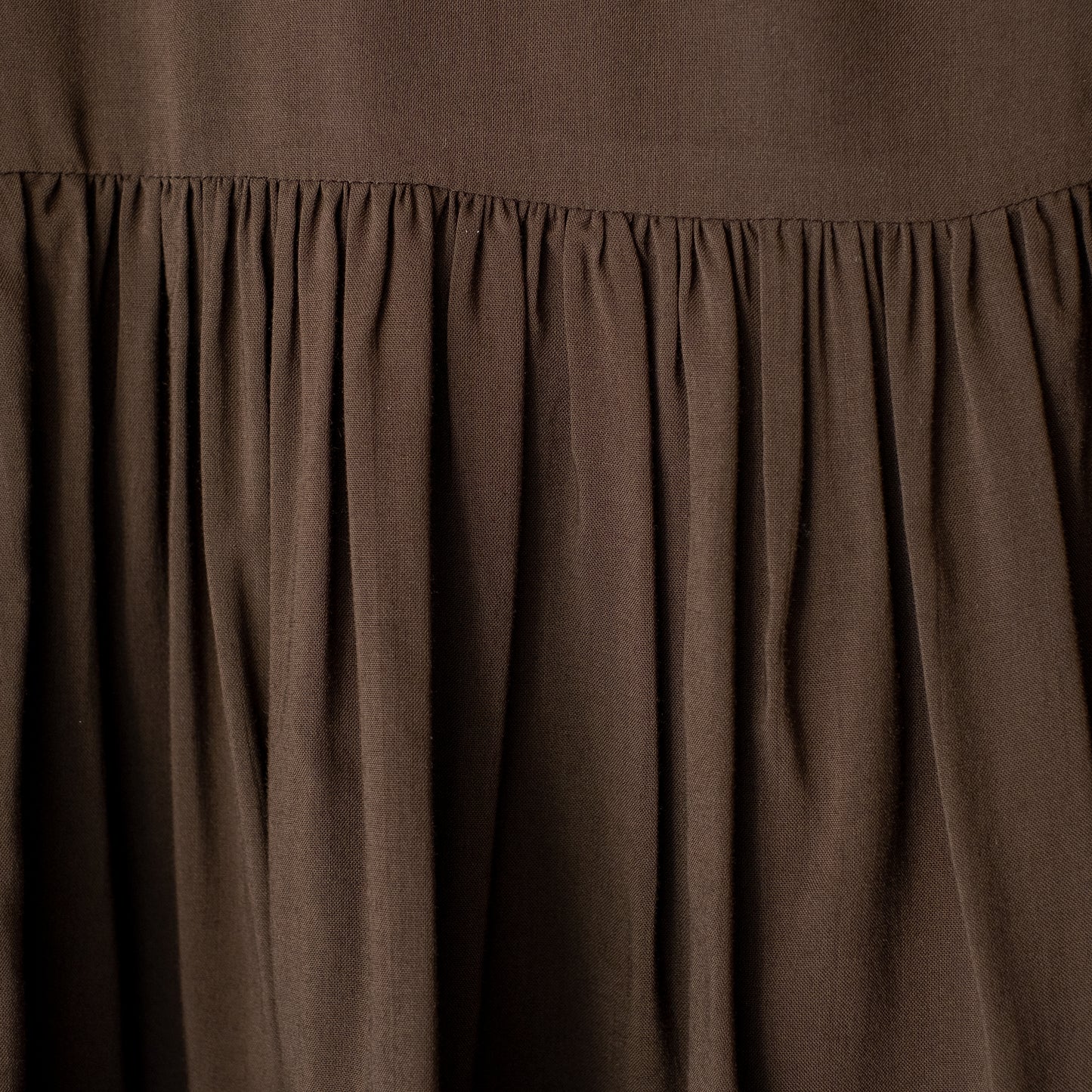 Dress INSIEME * thin chocolate cotton * size S/M