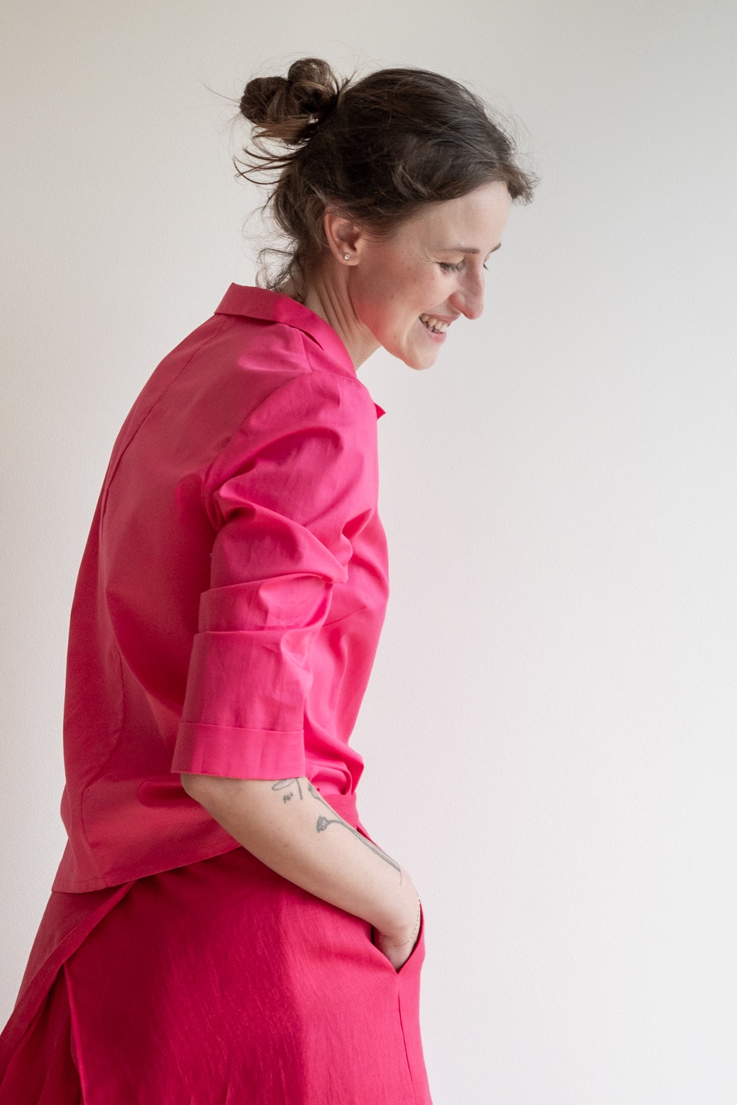 Camicia CHICCO * cotone fucsia * taglia S