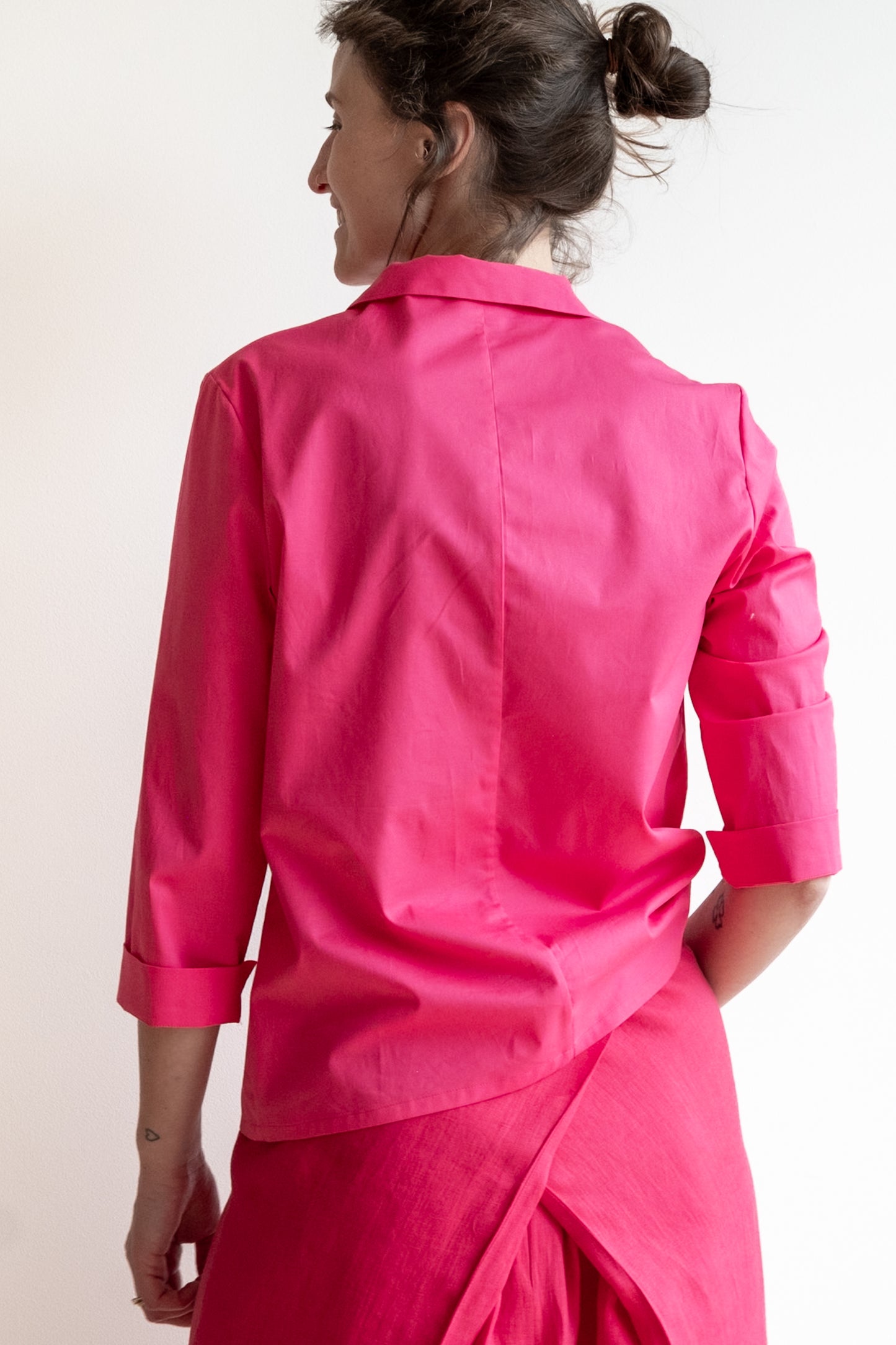 Camicia CHICCO * cotone fucsia * taglia S