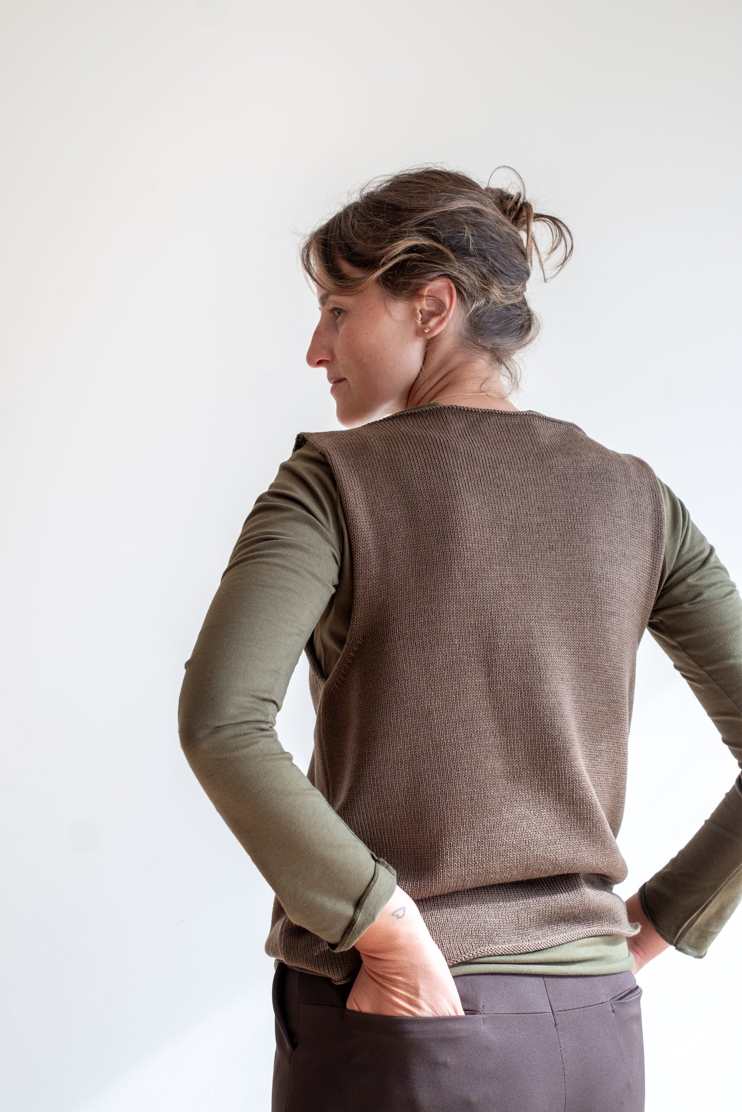 CORBEZZOLO ** gilet in maglia