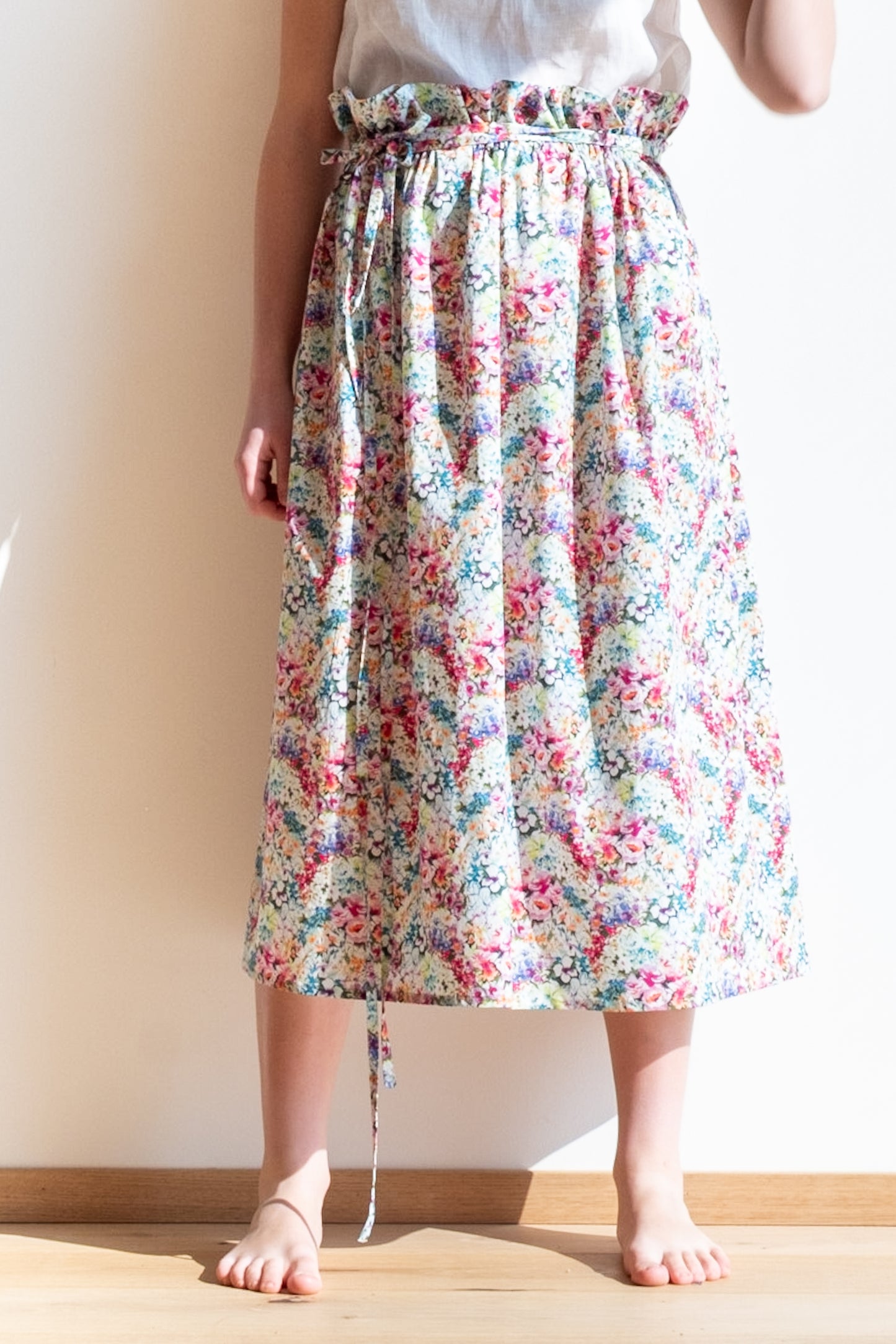Skirt SACCHETTO * flower palette cotton * size S