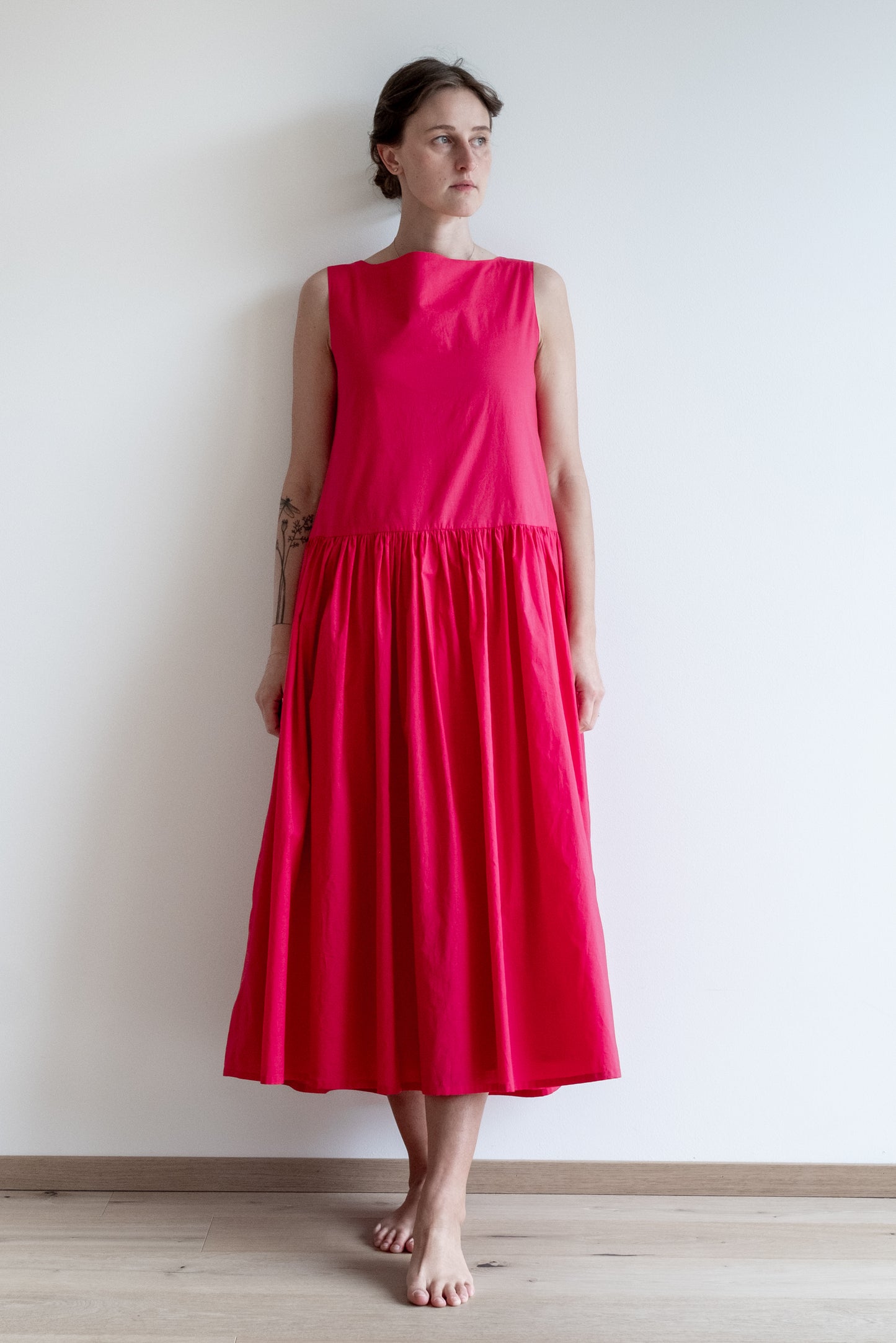 Abito INSIEME * cotone fucsia sottile * taglia XS/S
