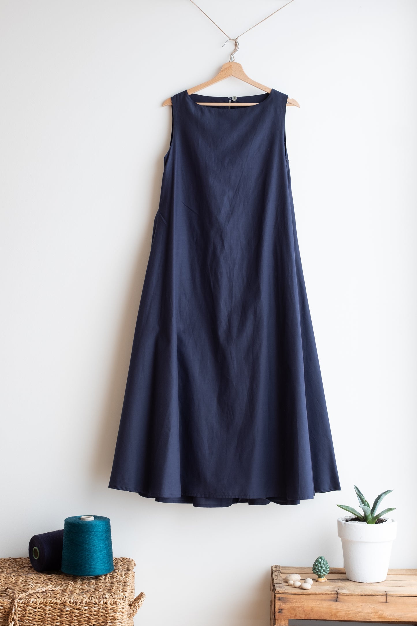 Abito INSIEME * cotone/seta blu notte * taglia XS/S