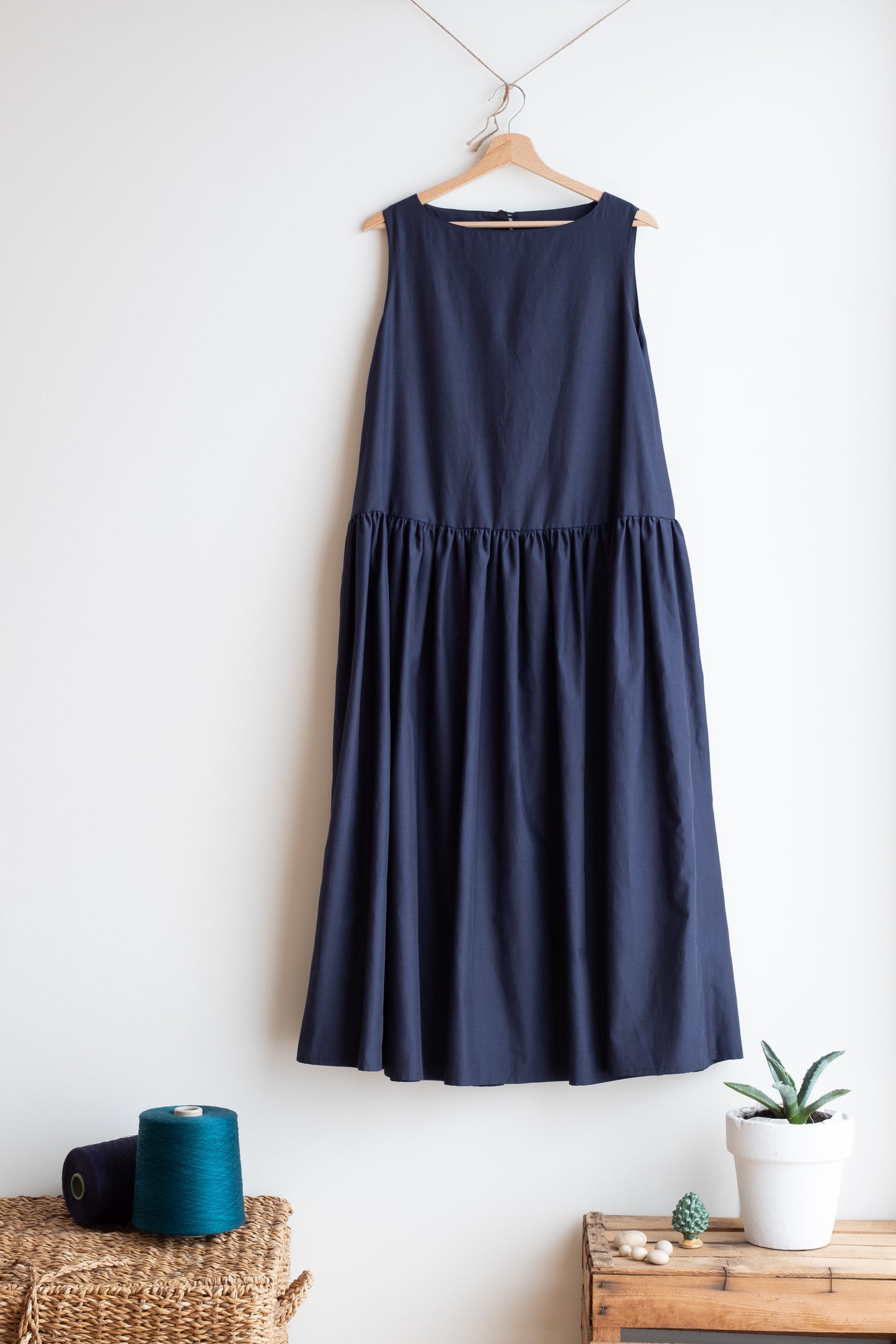 Abito INSIEME * cotone/seta blu notte * taglia XS/S