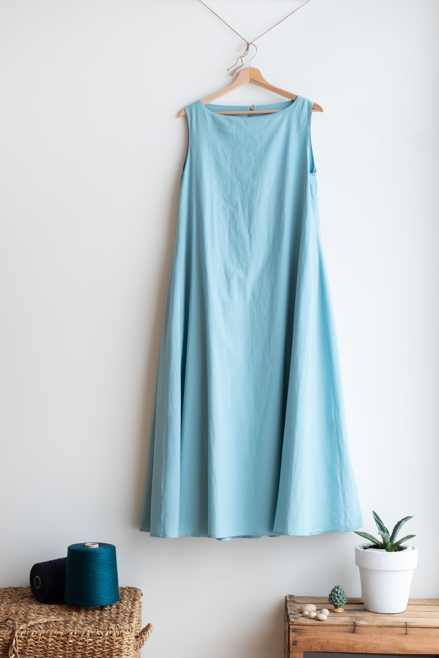Dress INSIEME * light blue cotton * size S/M