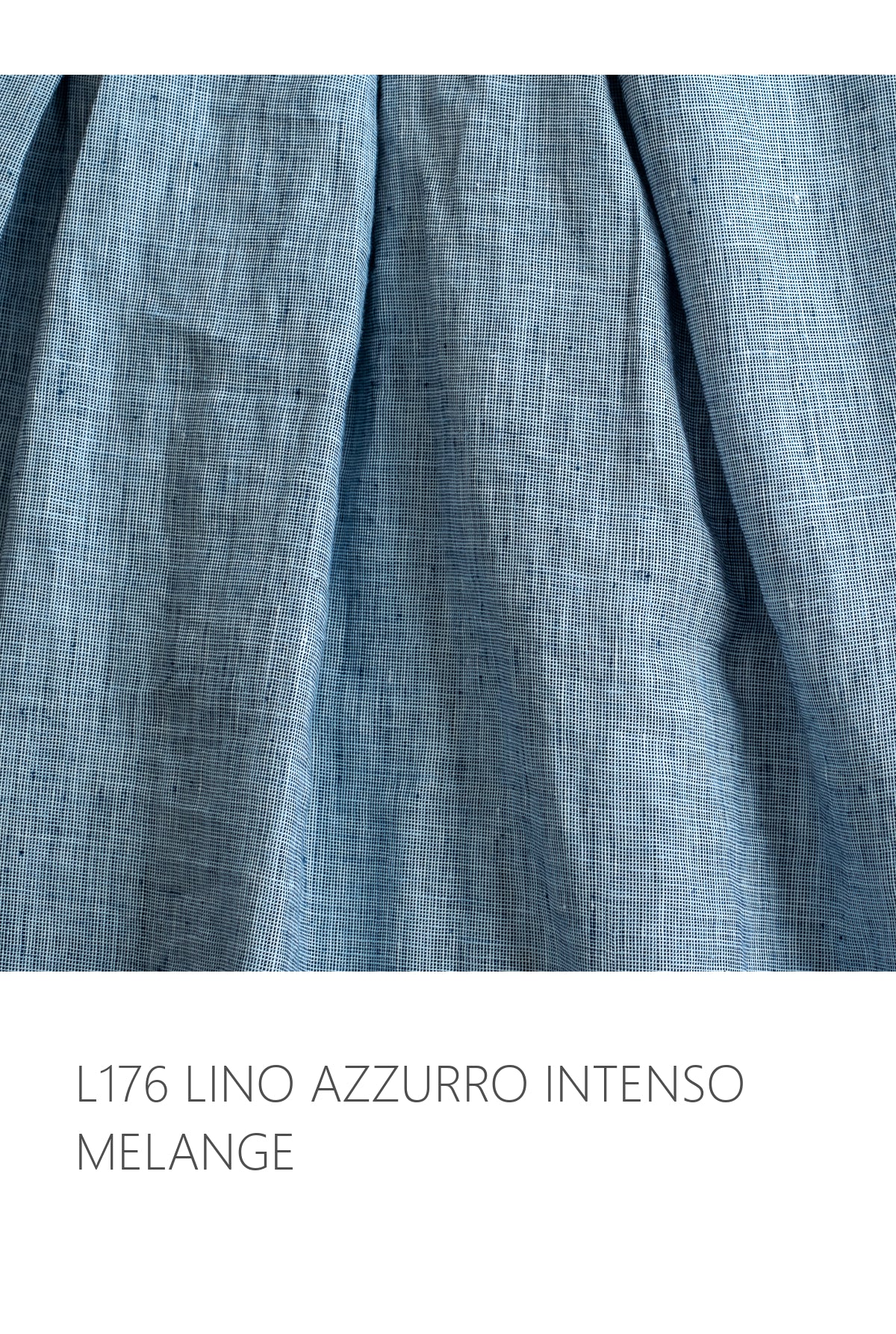 Dress RESPIRO * mélange intense light blue linen * size S