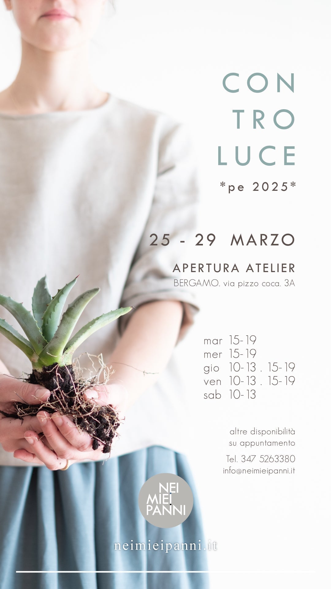 Presentazione Collezione CONTROLUCE in Atelier