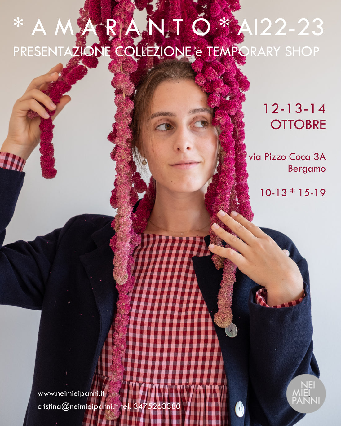 COLLEZIONE AMARANTO - TEMPORARY SHOP