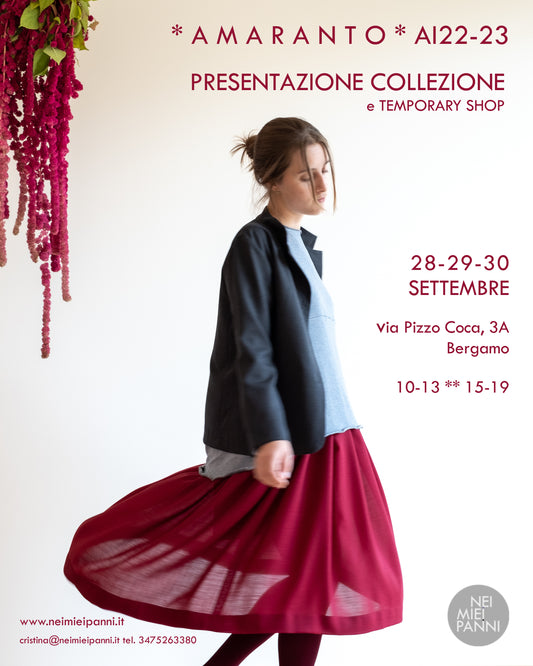 PRESENTAZIONE COLLEZIONE AI2022/23