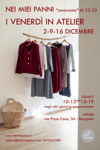 I venerdì in atelier di Nei Miei Panni