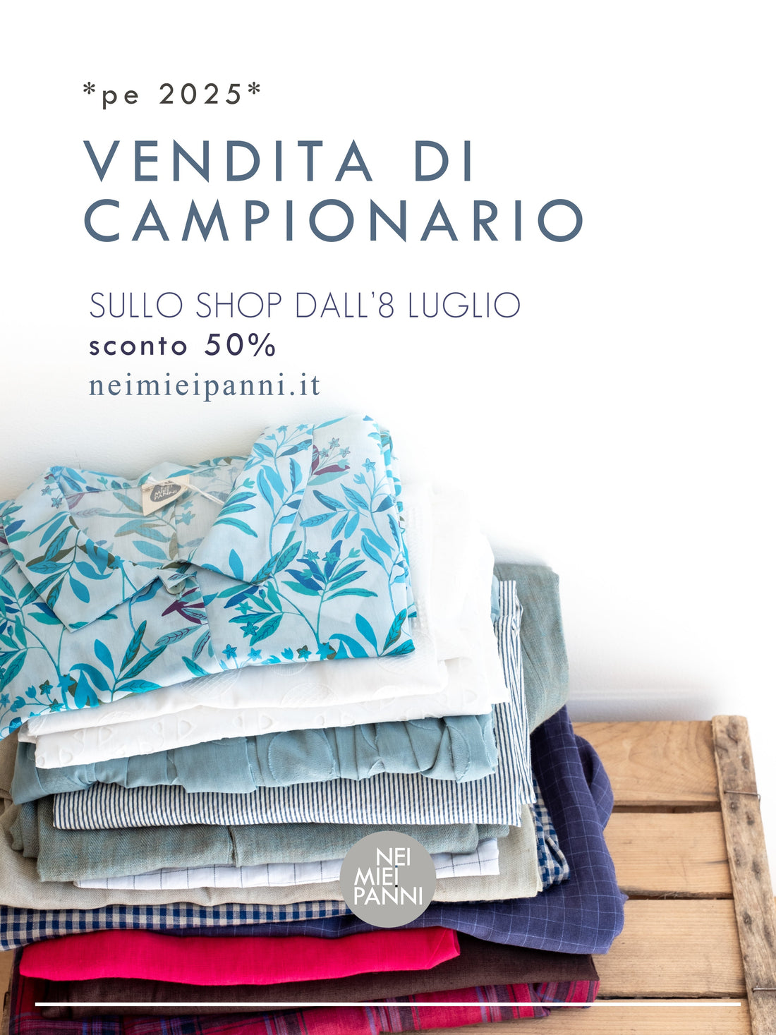 Vendita campionario PE - tutto al 50%
