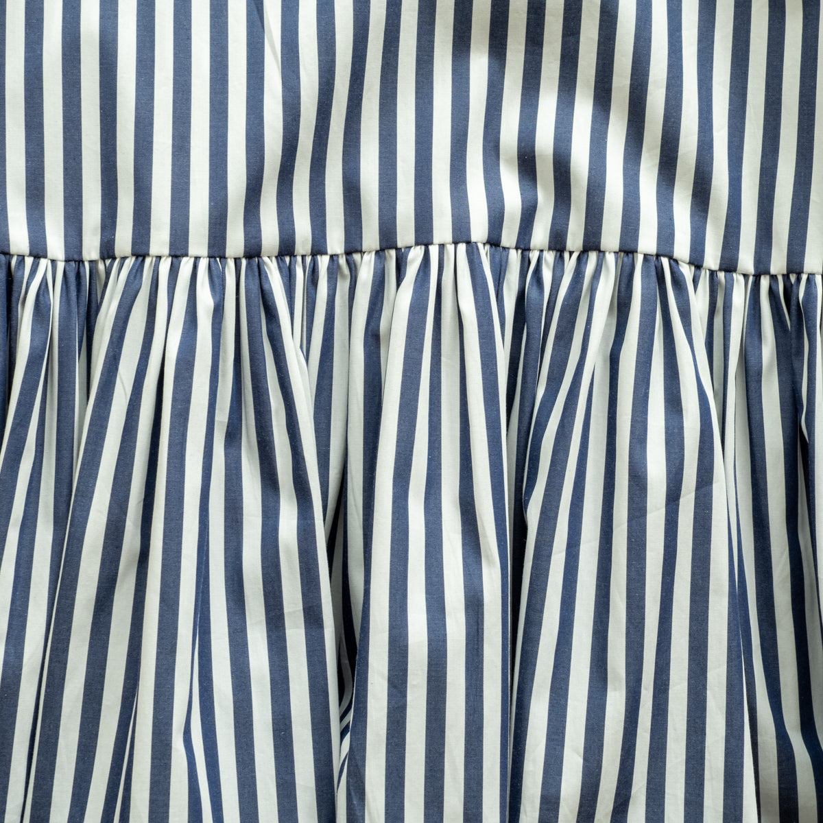 camicia DONDOLA * cotone sottile a righe bianche-denim * taglia S