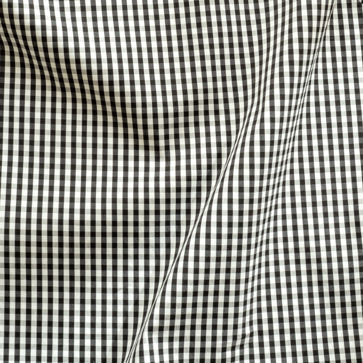 canotta CHIA * cotone sottile elasticizzato quadretti vichy bianchi e neri * taglia M
