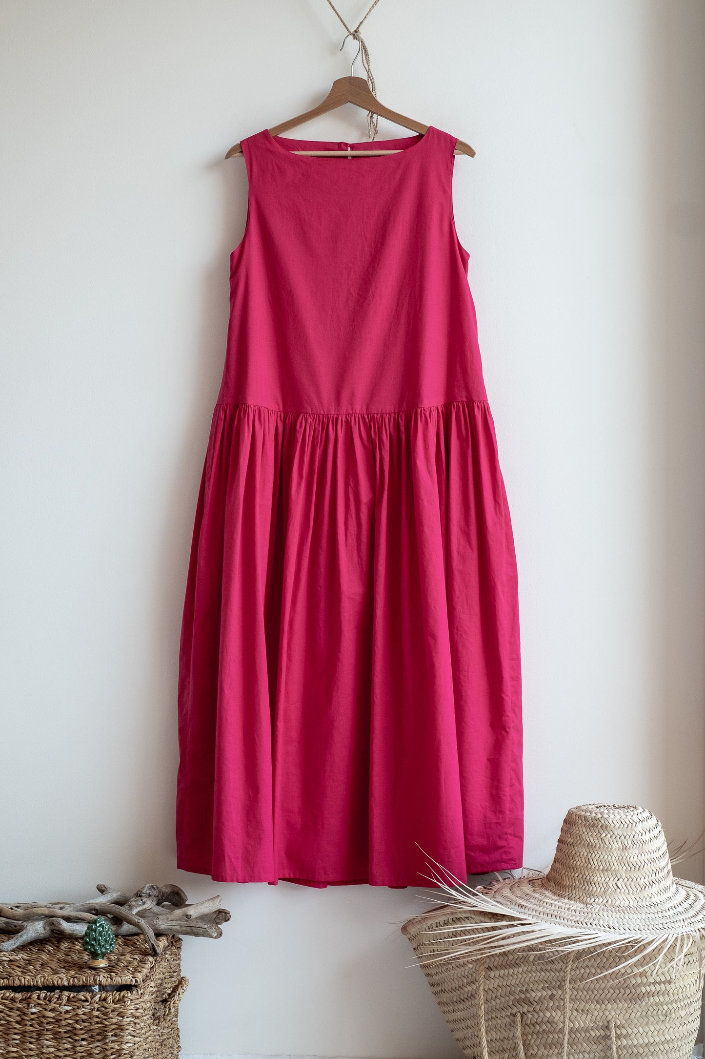 Abito INSIEME * cotone fucsia sottile * taglia XS/S