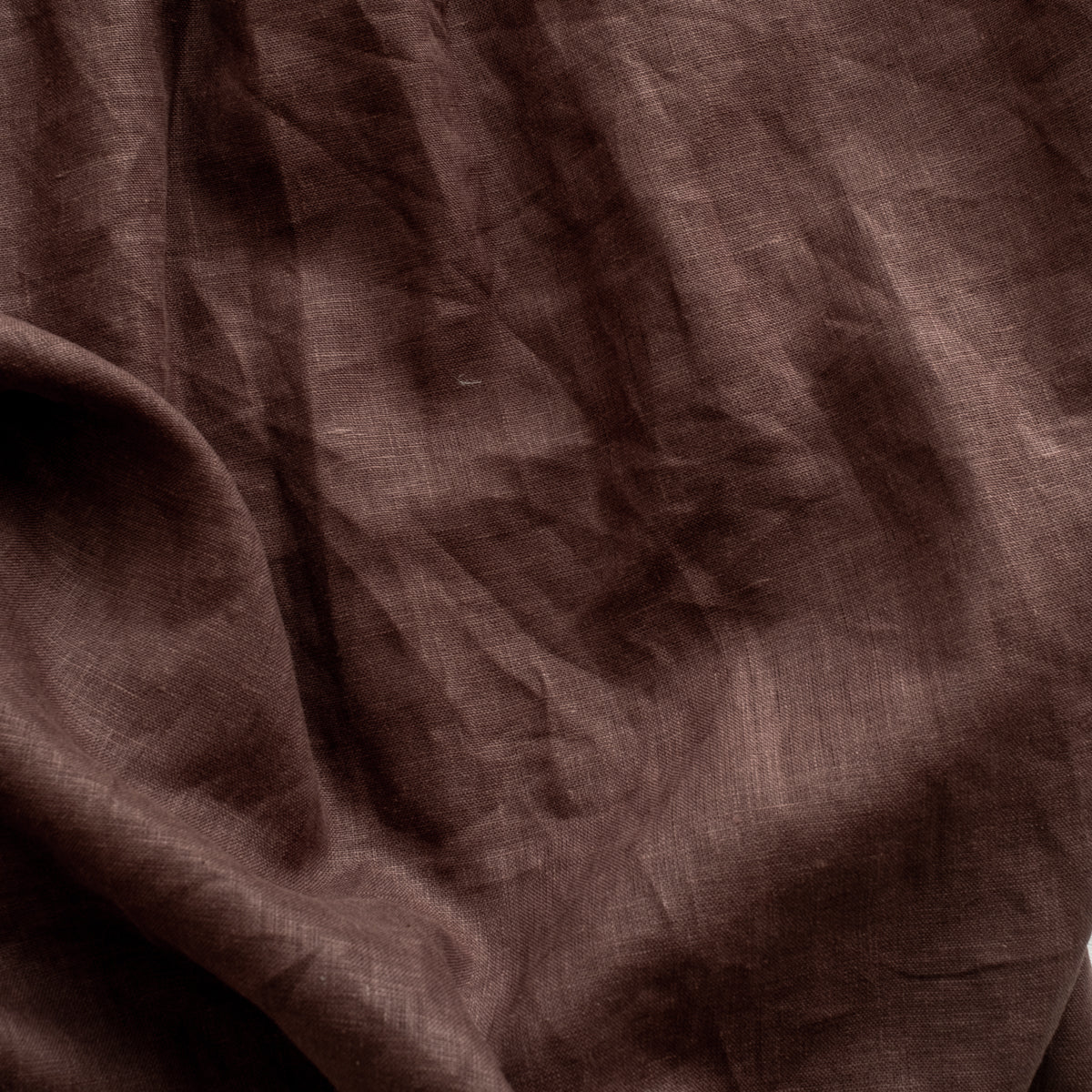 camicia SALVIA * lino marrone cioccolato * taglia S