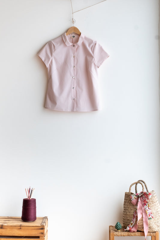 camicia CORIANDOLO ** pale pink cotton * S